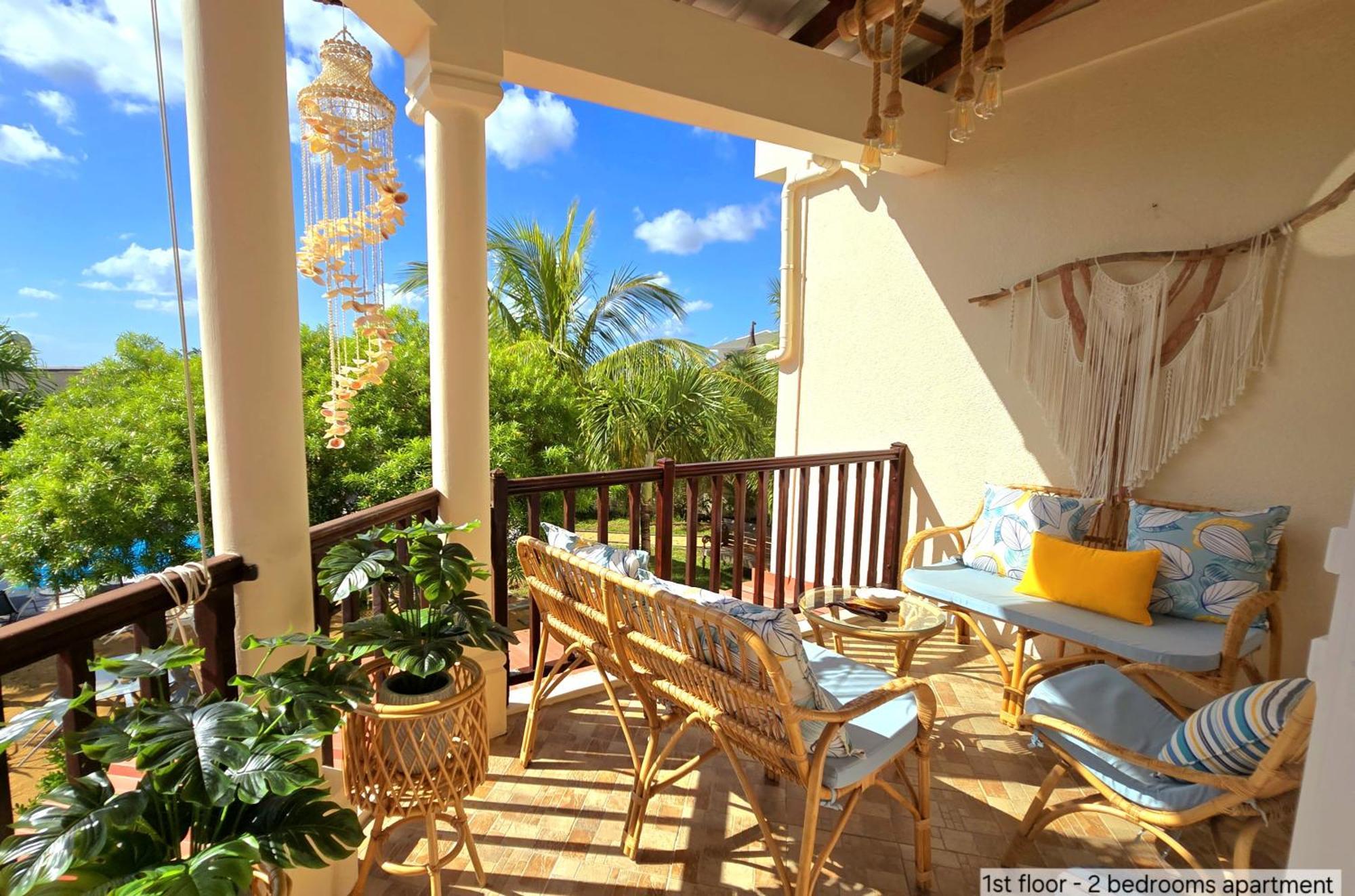 Appartement Lakaz Del Sol - Modern And Elegant With Luxurious Garden, Pool And Barbecue Area - Tourism Permit Certified